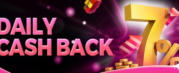 Weekly VIP Cashback promotion